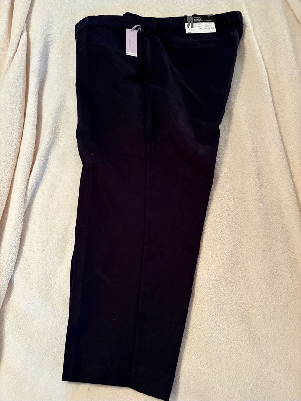 Liz Claiborne Emma Ankle Secretly Slimming Pants - Black